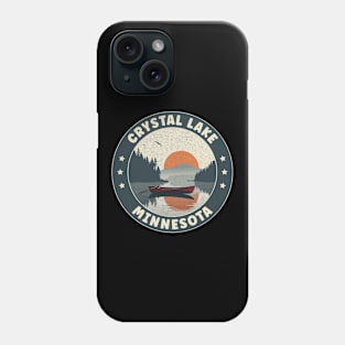 Crystal Lake Minnesota Sunset Phone Case