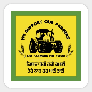 Farmers Protest Stickers for Sale