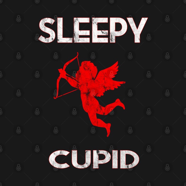 Sleepy Cupid Valentines Day by familycuteycom