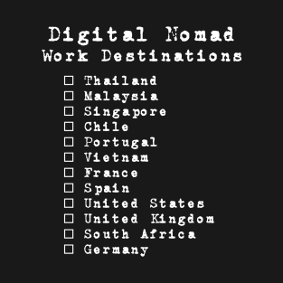 Digital Nomad Destination T-Shirt