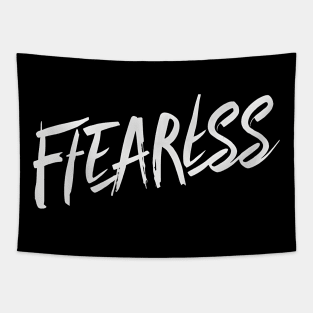 Fearless, Bold Text Tapestry