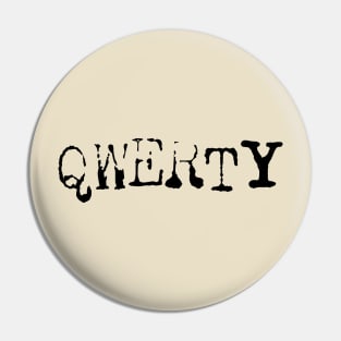 QWERTY (Black) Pin