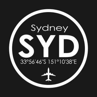 SYD, Sydney Kingsford Smith International Airport T-Shirt