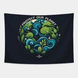 Protect Our Planet Tapestry