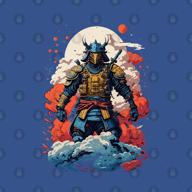 Futuristic Space Samurai Warrior Design by TF Brands