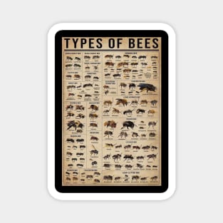 types of bees Magnet