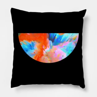 Vibrant Half Circle Pillow