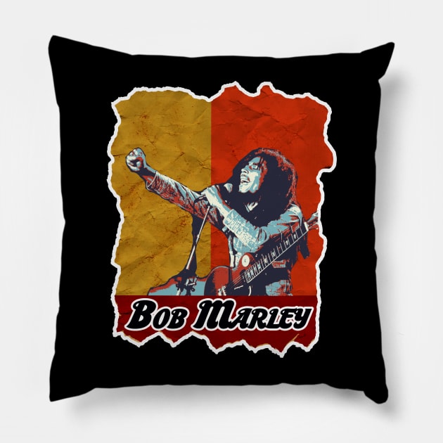 Bob Marley Pillow by edihidayatbanyumas