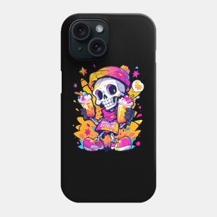 Pastel Party Punk Skeleton Phone Case