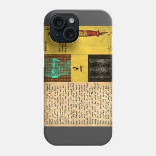 Zodiac Killer- The 340 Little List 'Collage' Design Phone Case