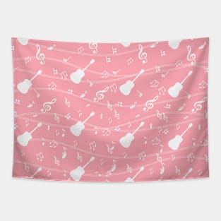 Guitar music art Tapestry