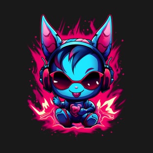 Adorable Kawaii Succubus Bursting with Demonic Charm T-Shirt