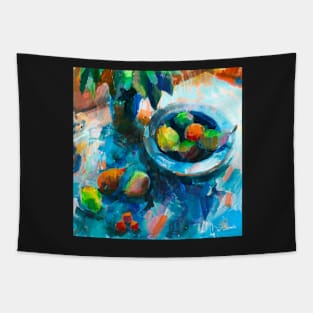 Blue Still Life Tapestry