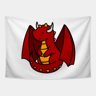 Friendly Fire Dragon Tapestry