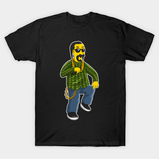 Discover Simpsonize Snoop Ilustration - Rapper - T-Shirt