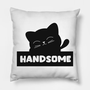 Handsome cat Pillow