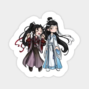 Chibi Fan Art - Grandmaster of Demonic Cultivation - Wei Waixun and Lan Wangji Magnet