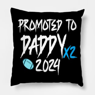 Soon To Be Daddy Promoted To Daddy Est 2024 Pillow