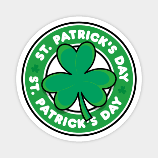 St Patrick's Day Shamrock Magnet