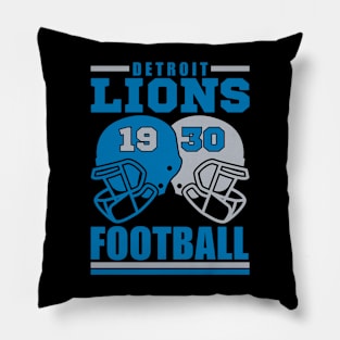 Detroit Lions 1930 American Football Retro Pillow