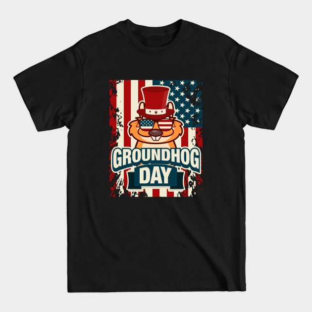 Discover Groundhog USA Major - Groundhog Day - T-Shirt