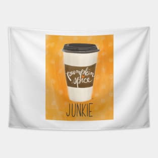 Pumpkin Spice Junkie Tapestry