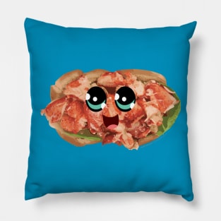 Happy Lobster Roll Pillow