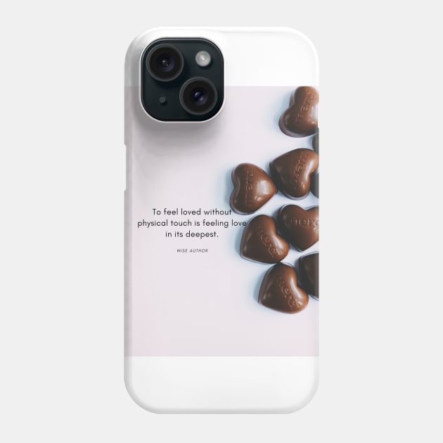 to feel love without physical touch is the feeling in its deepest Phone Case by McCAYz