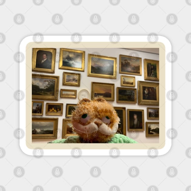 Garfield goes to the museum Magnet by AlligatorCheese market 