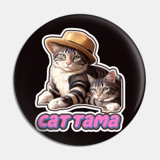 Cat Tama,Tama Super Station Master Pin