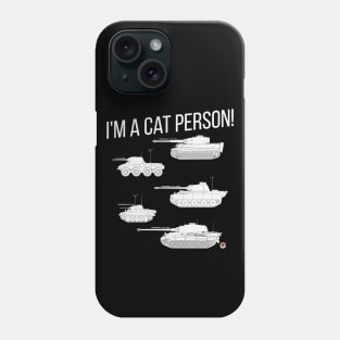 Im a cat person (5 German cats) Phone Case