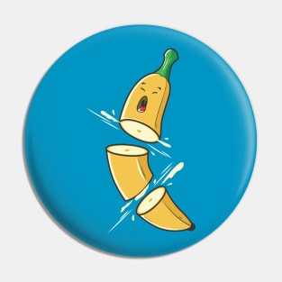 Banana Sliced Fruit Pin