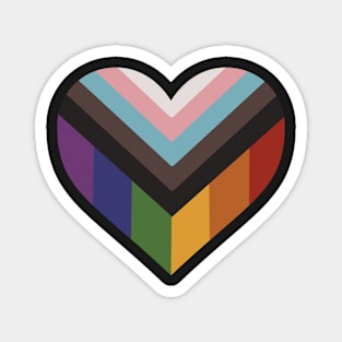 LGBTQIA+ Heart & Queer Love Magnet