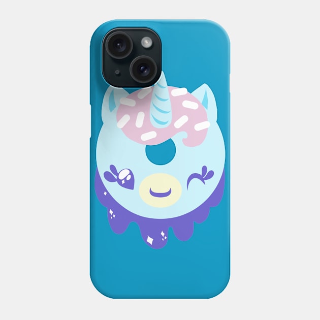 Unicorn Donut Phone Case by HaloSenpai