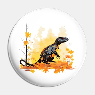 Fire Salamander Pin