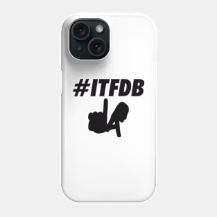 ITFDB LA Hands, Black Phone Case