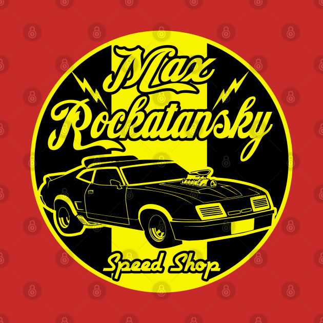 Max Rockatansky speed shop by carloj1956