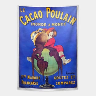 Chocolat, Vintage French Poster Tapestry