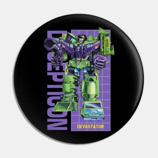 Devastator card style Pin