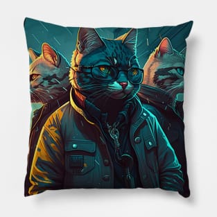 Cool Cats II Pillow