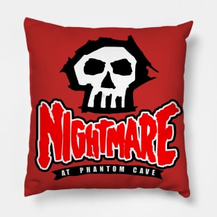 Nightmare at Phantom Cave Roller Coaster Pillow