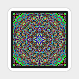 Psychedelic Trippy Acid LSD Art Magnet