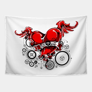 Mechanical heart Tapestry