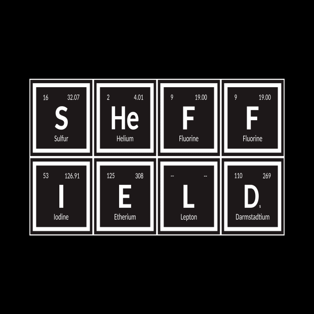 Sheffield | Periodic Table by Maozva-DSGN