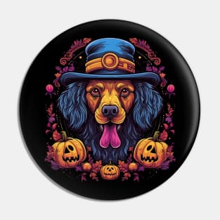 Akbash Halloween Pin