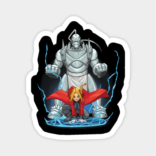 Full Metal Alchemist Magnet by donisalmostagenius