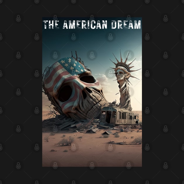 Death of the American Dream v2 by AI-datamancer