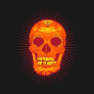 Orange Calavera T-Shirt