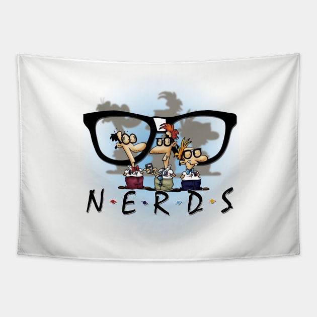 NERDS Tapestry by Enzomadcap