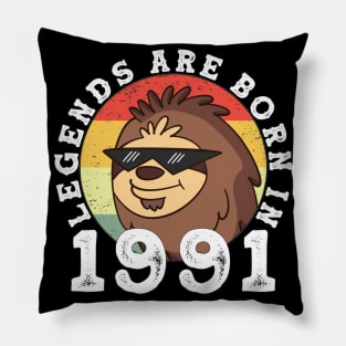 Birthday 30 Thirty Round Birthday Vintage Retro Pillow